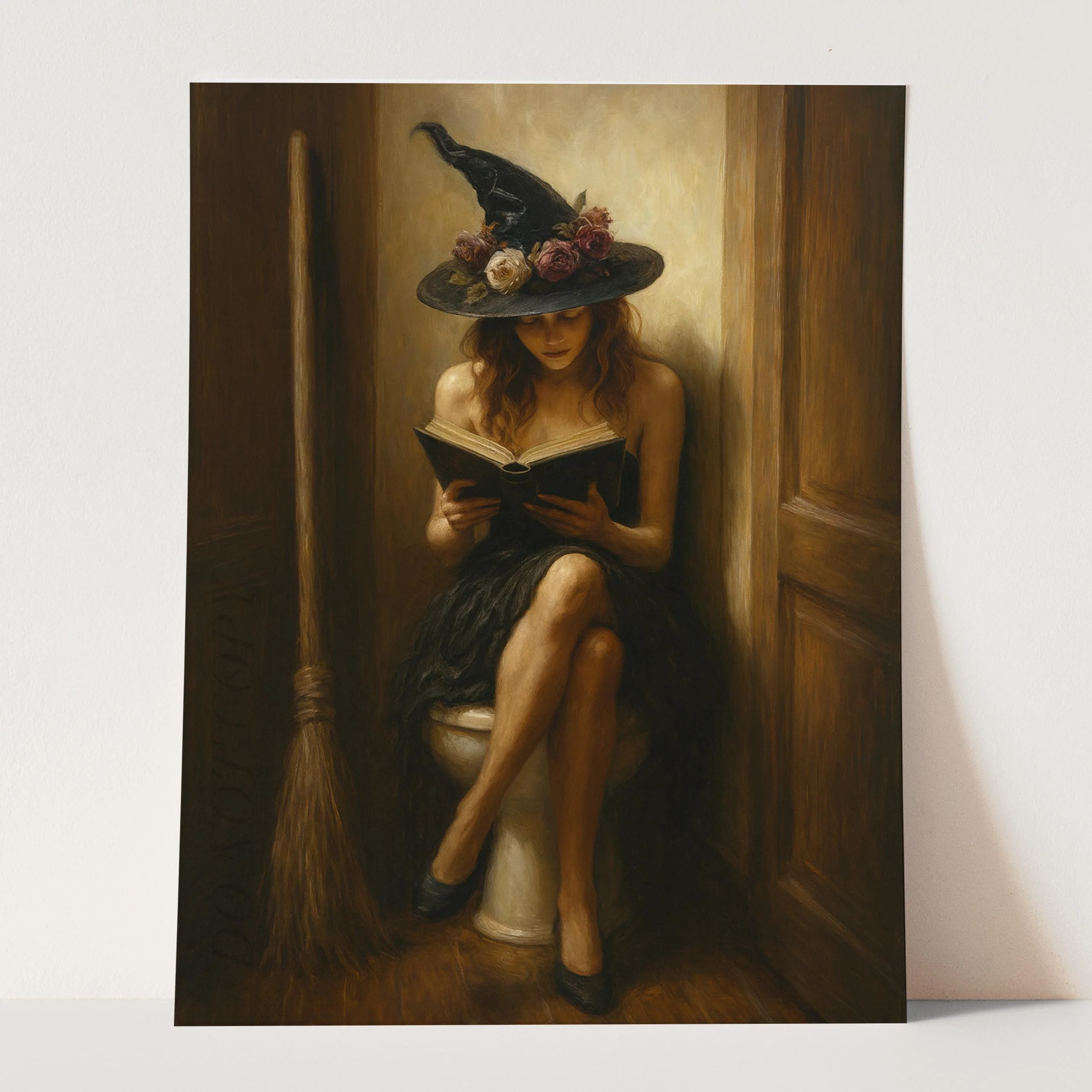 Witch Reading On The Toilet - Image 3