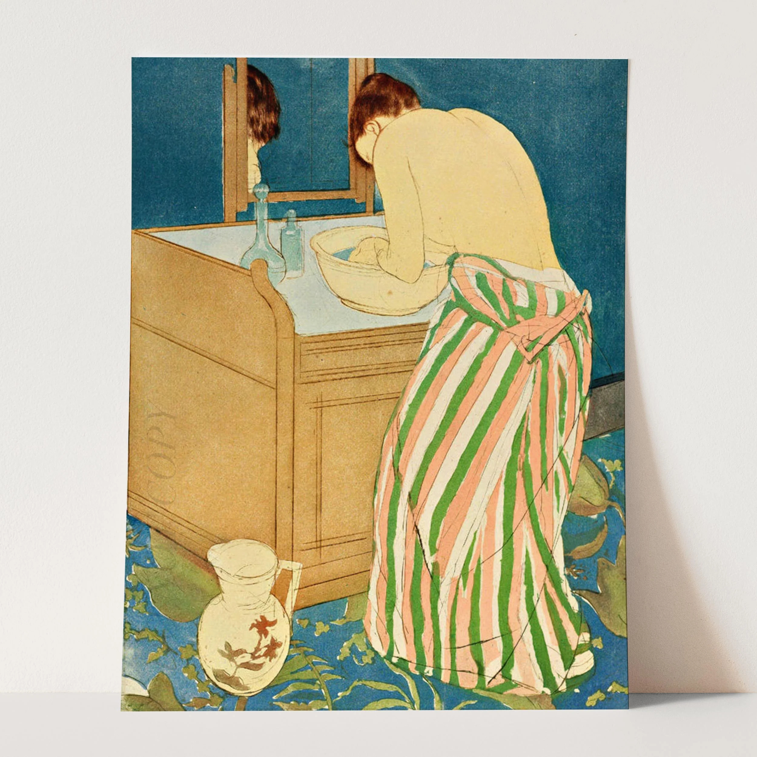 Woman Bathing by Mary Cassatt - Image 3