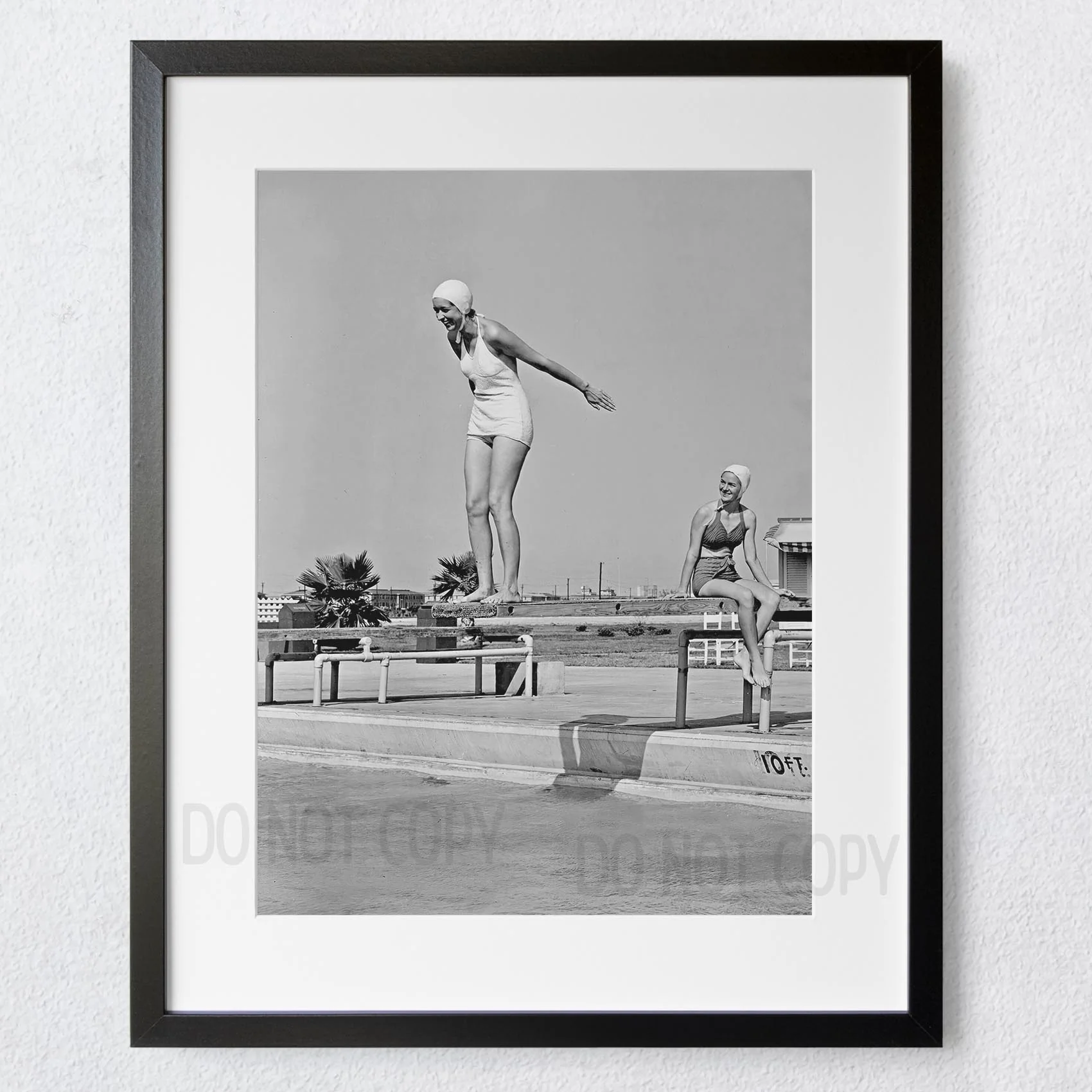 Woman Diving Into Pool 1920s - Image 3