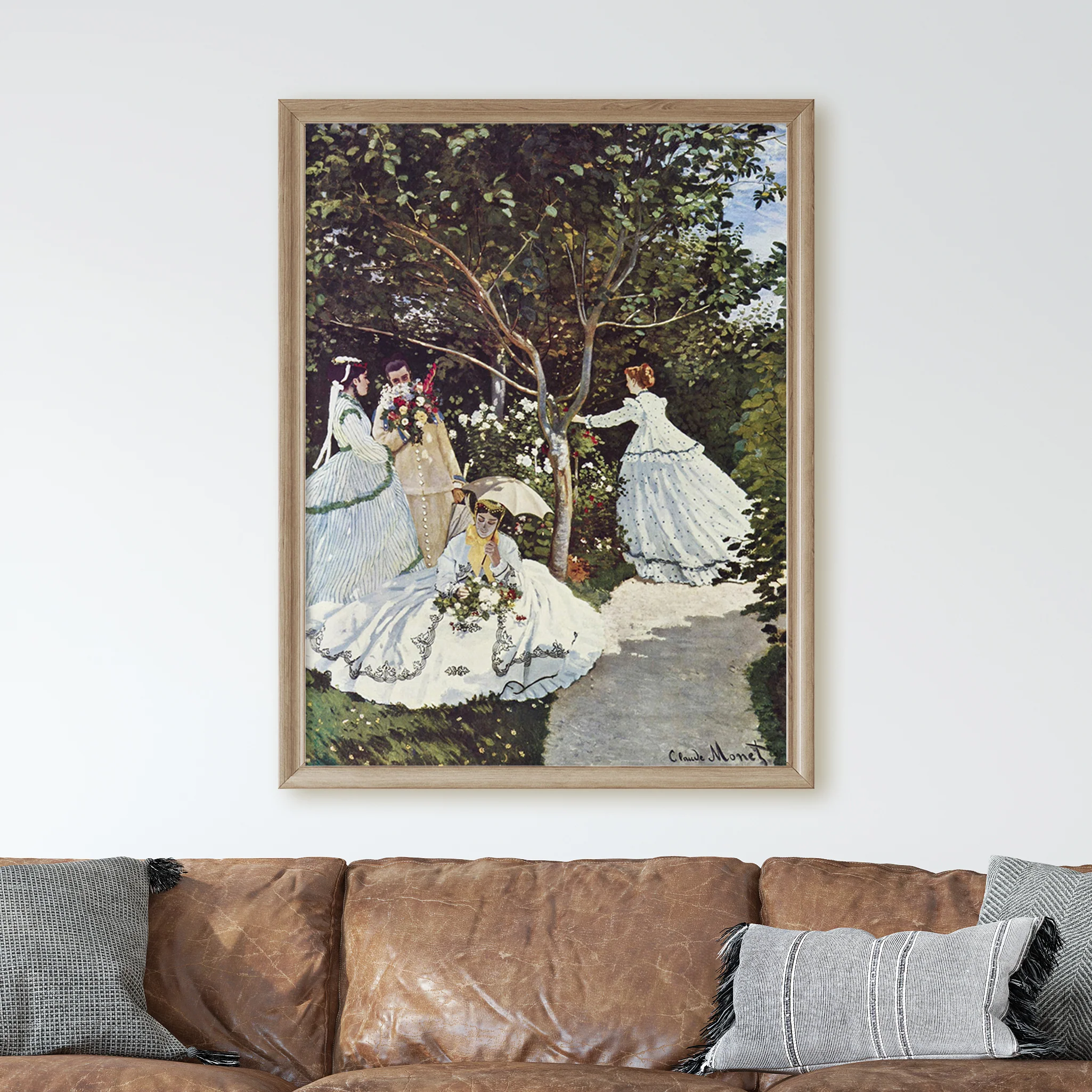 Women in the Garden (1866) by Claude Monet - Image 2