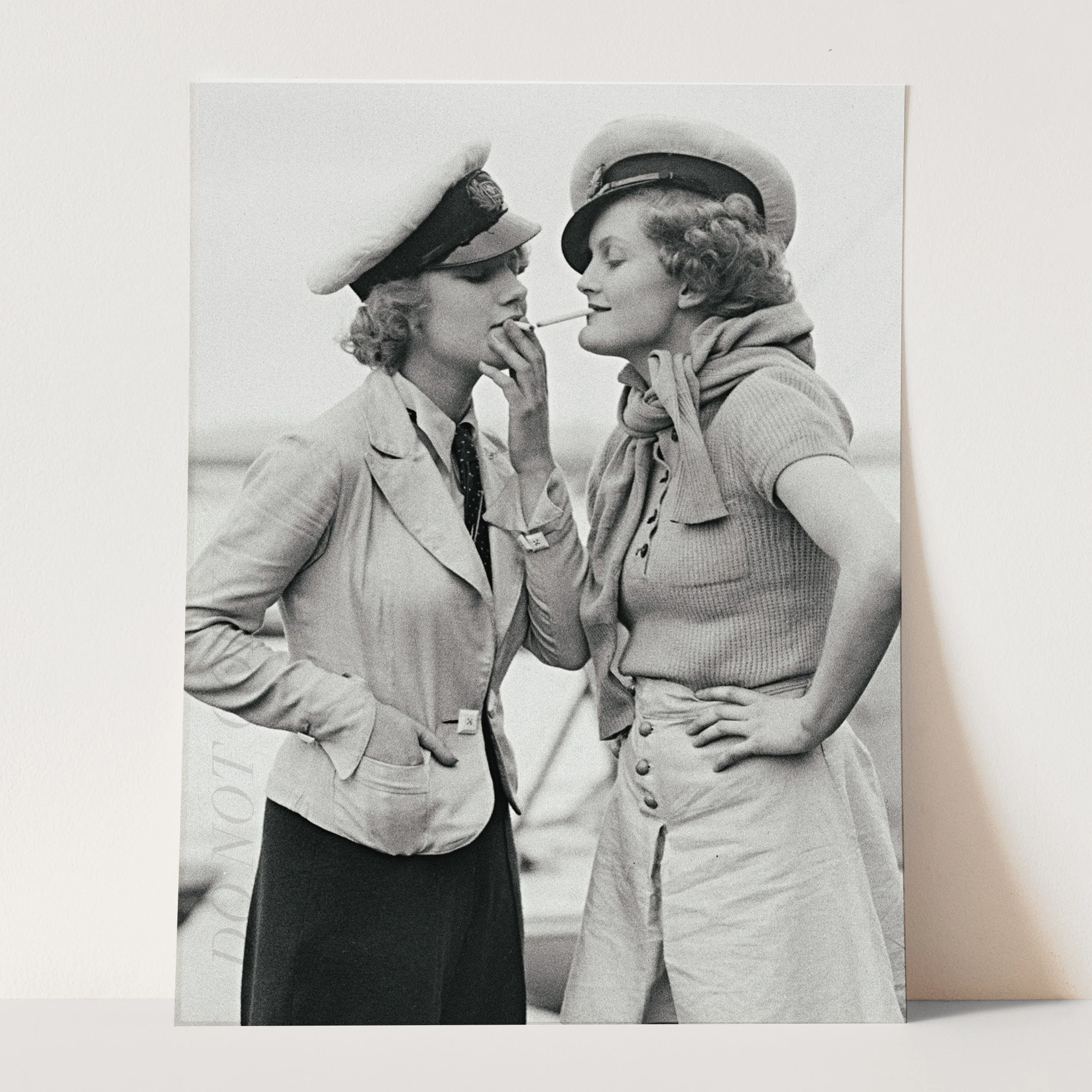 Women Smoking on the Beach - Image 3