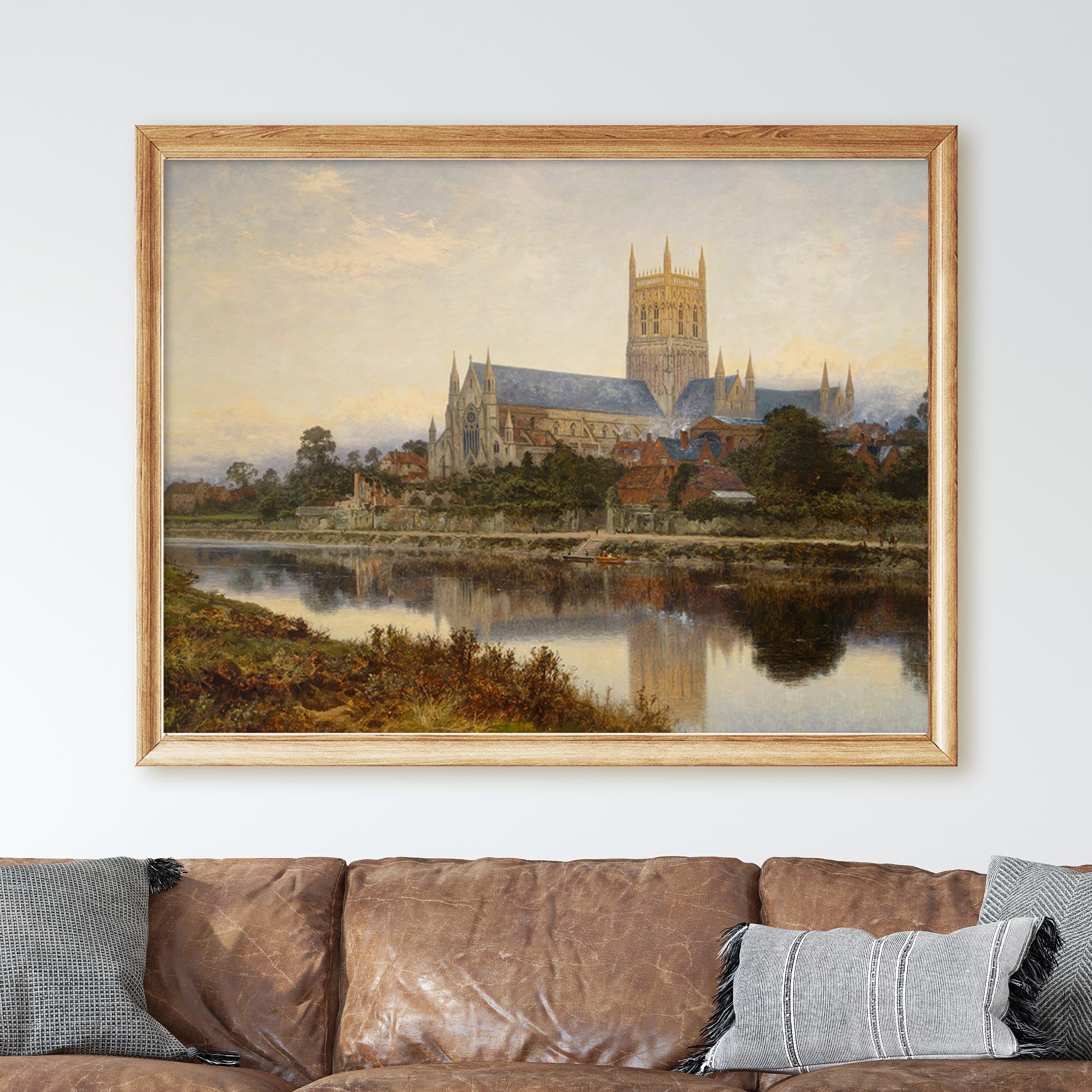 Worcester Cathedral, England by Benjamin Williams Leader - Image 2
