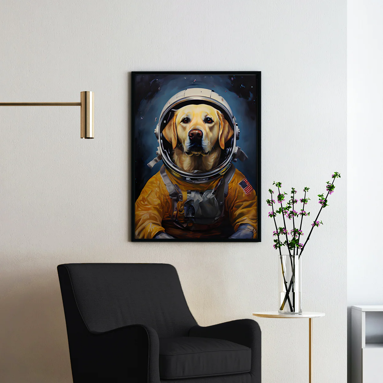 Yellow Labrador Astronaut - Image 2