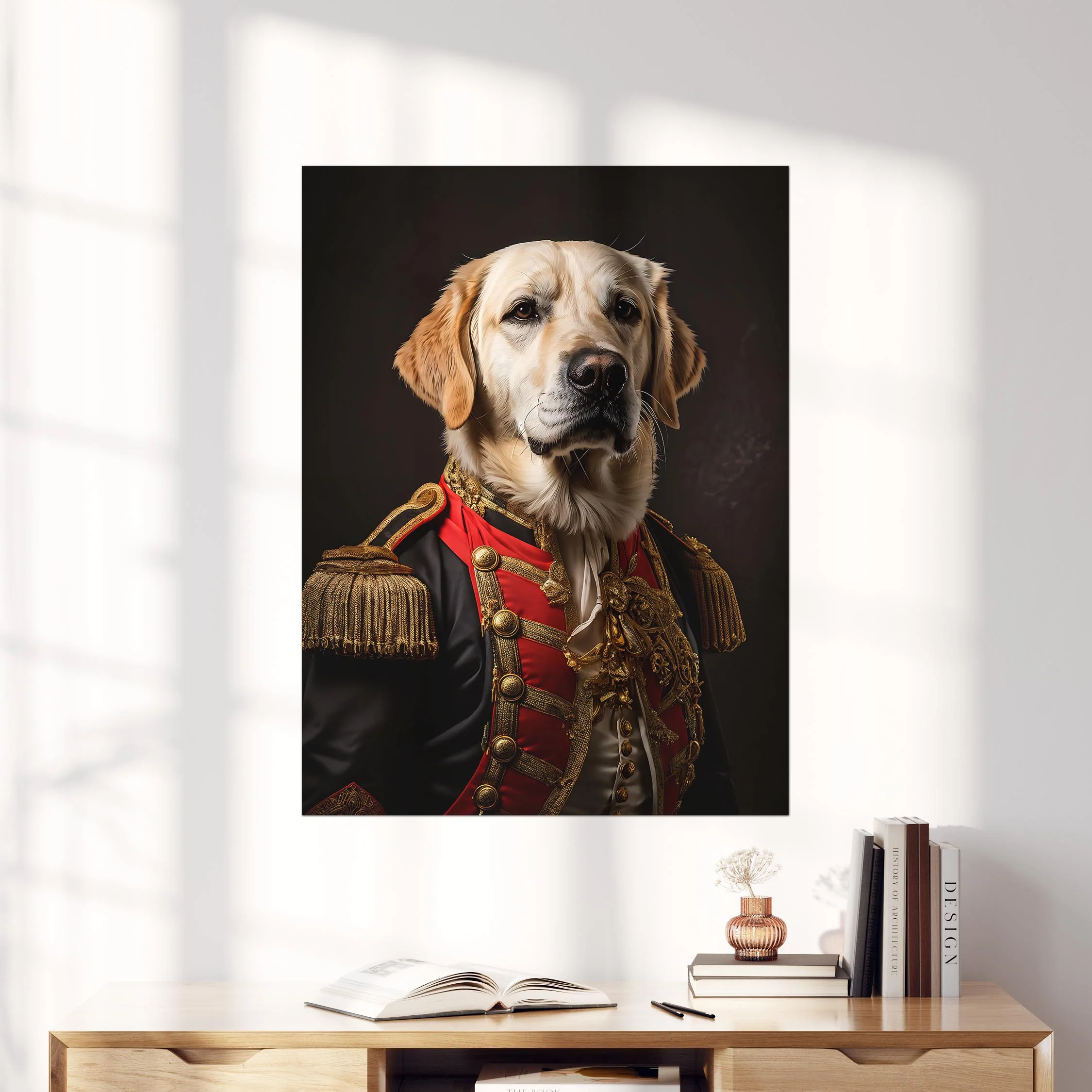 Yellow Labrador Retriever Aristocrat Portrait - Image 4