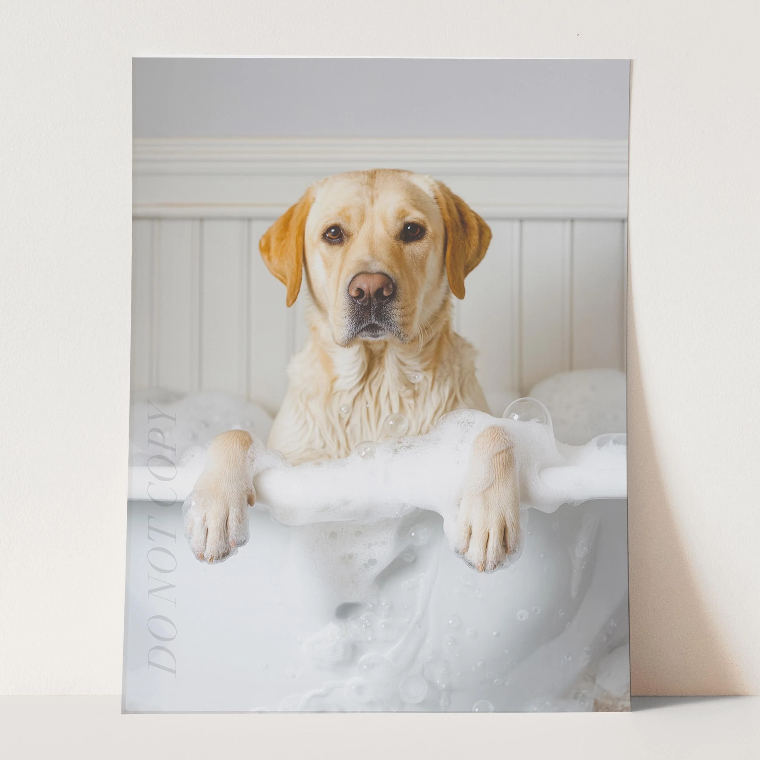 Yellow Labrador Retriever Dog Bubble Bath - Image 3