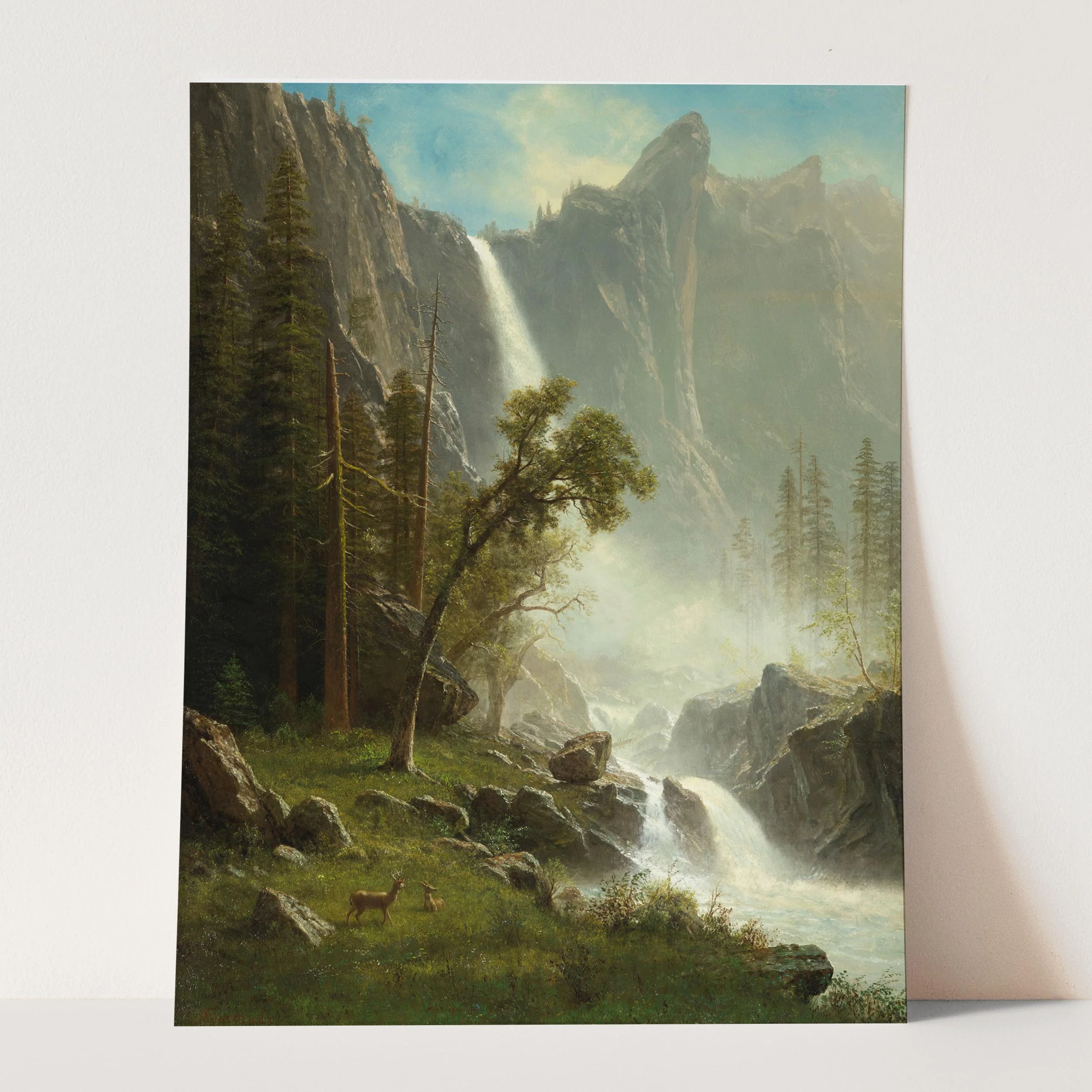 Yosemite Falls by Albert Bierstadt - Image 3
