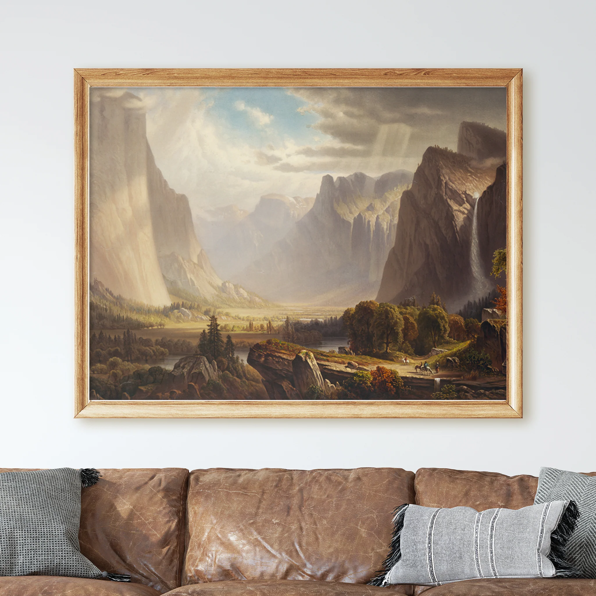 Yosemite Valley With Bridal Falls And Half-Dome In The Distance - Image 2