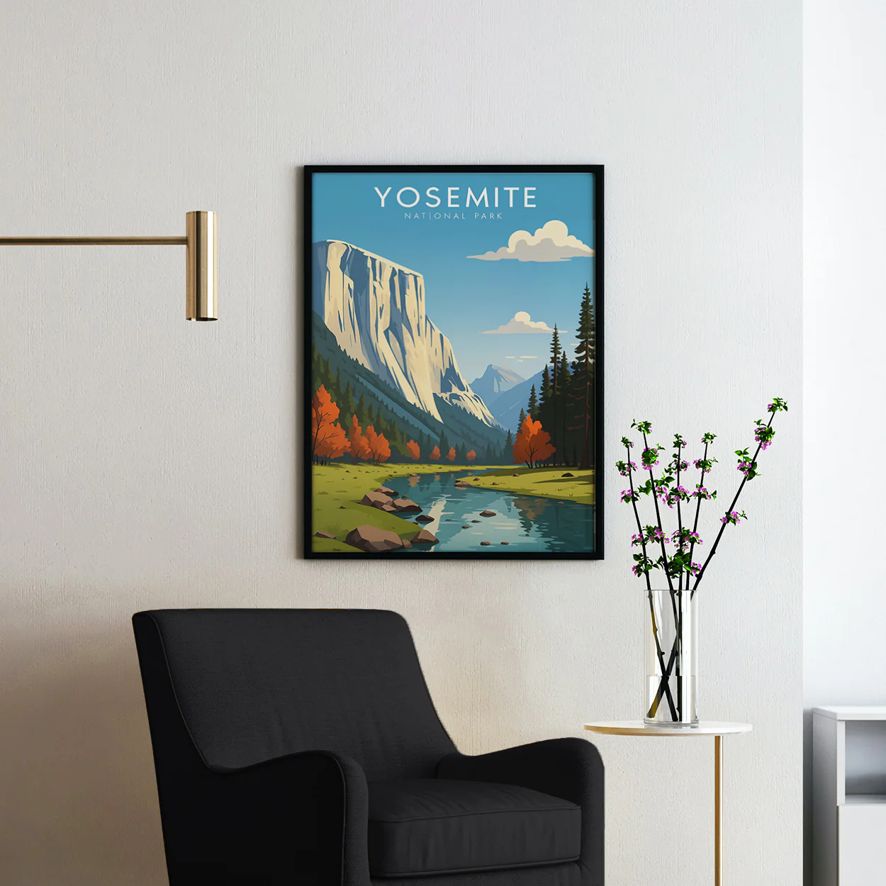 Yosemite Vintage Travel Poster - Image 2