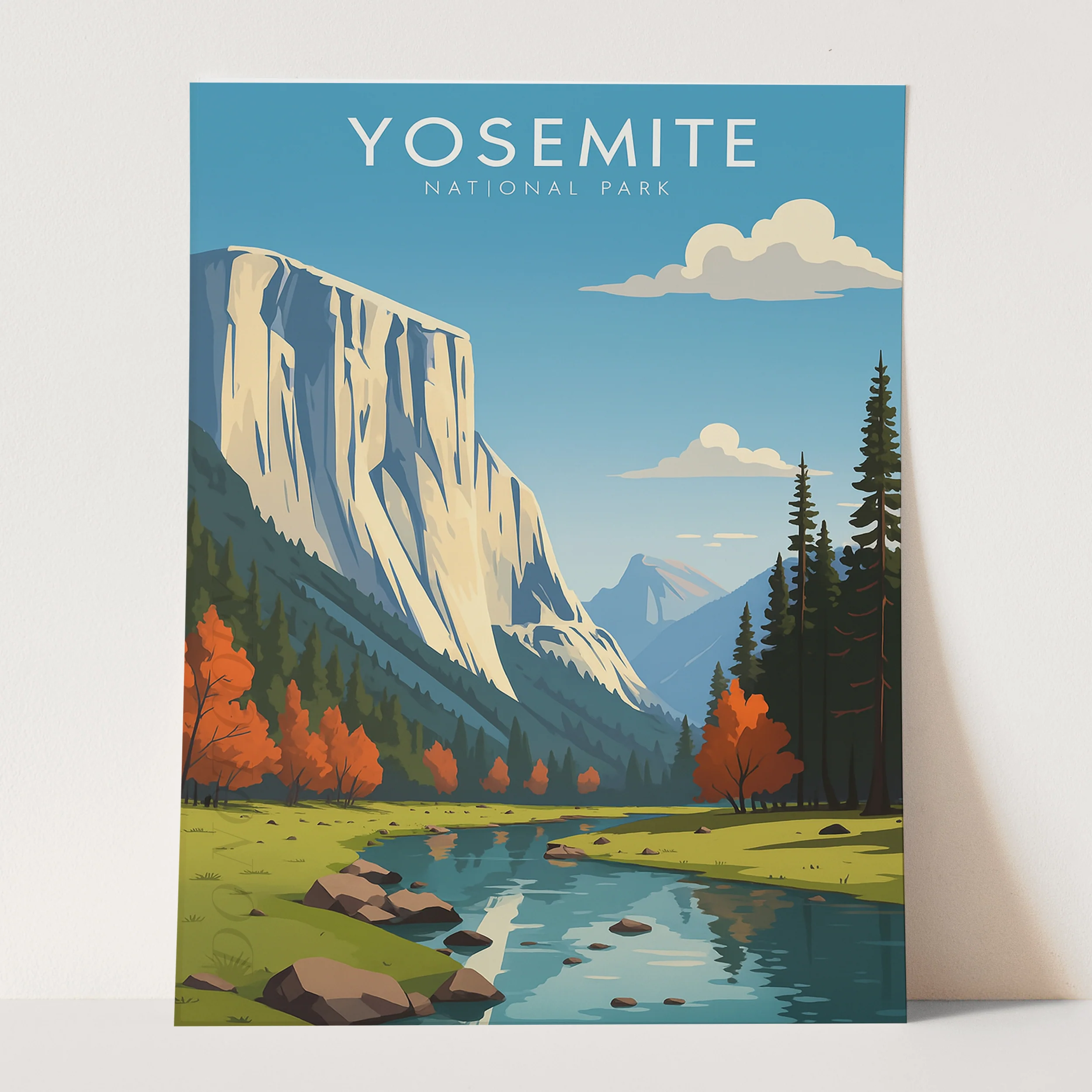 Yosemite Vintage Travel Poster - Image 3