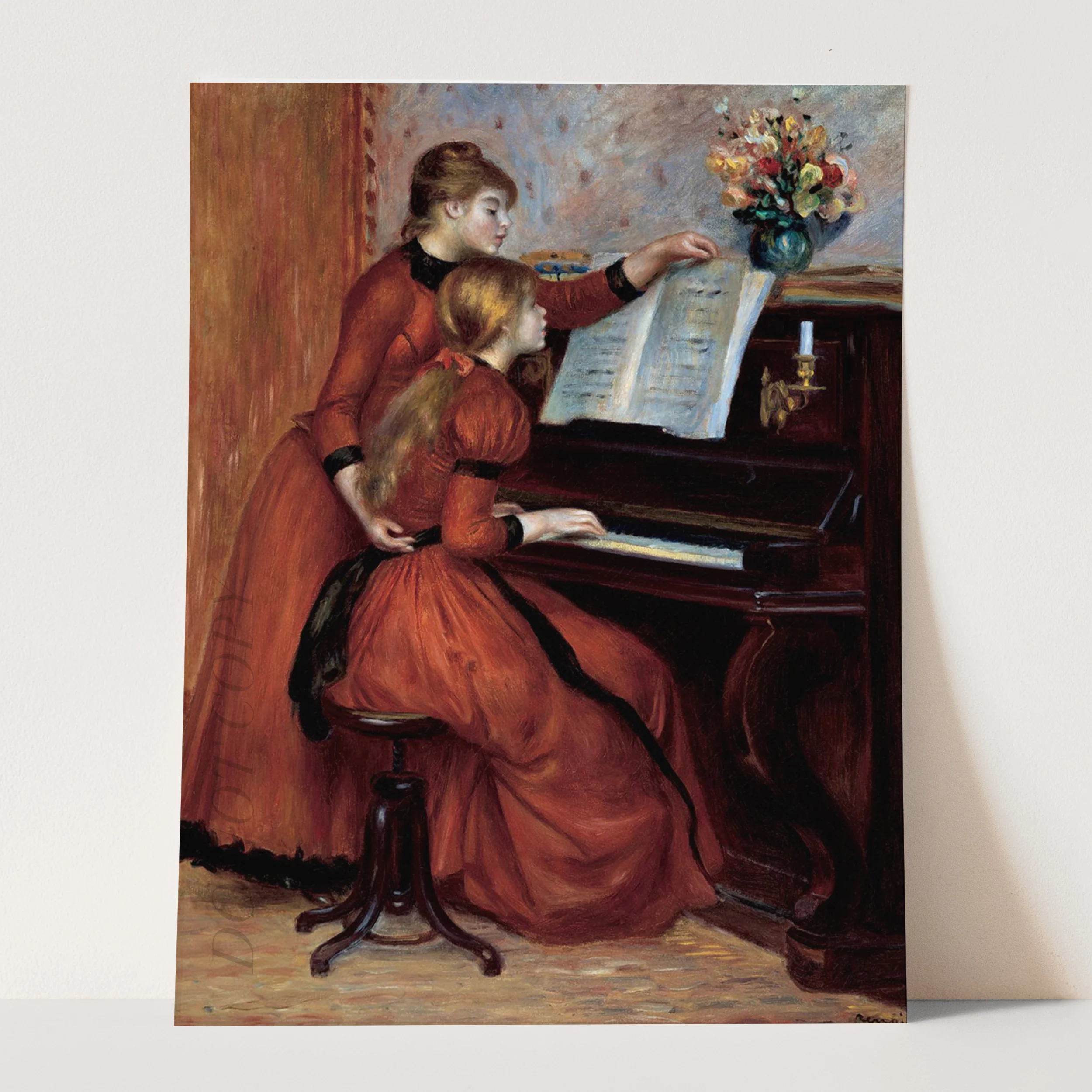 Young Girls at the Piano by Renoir - Image 3