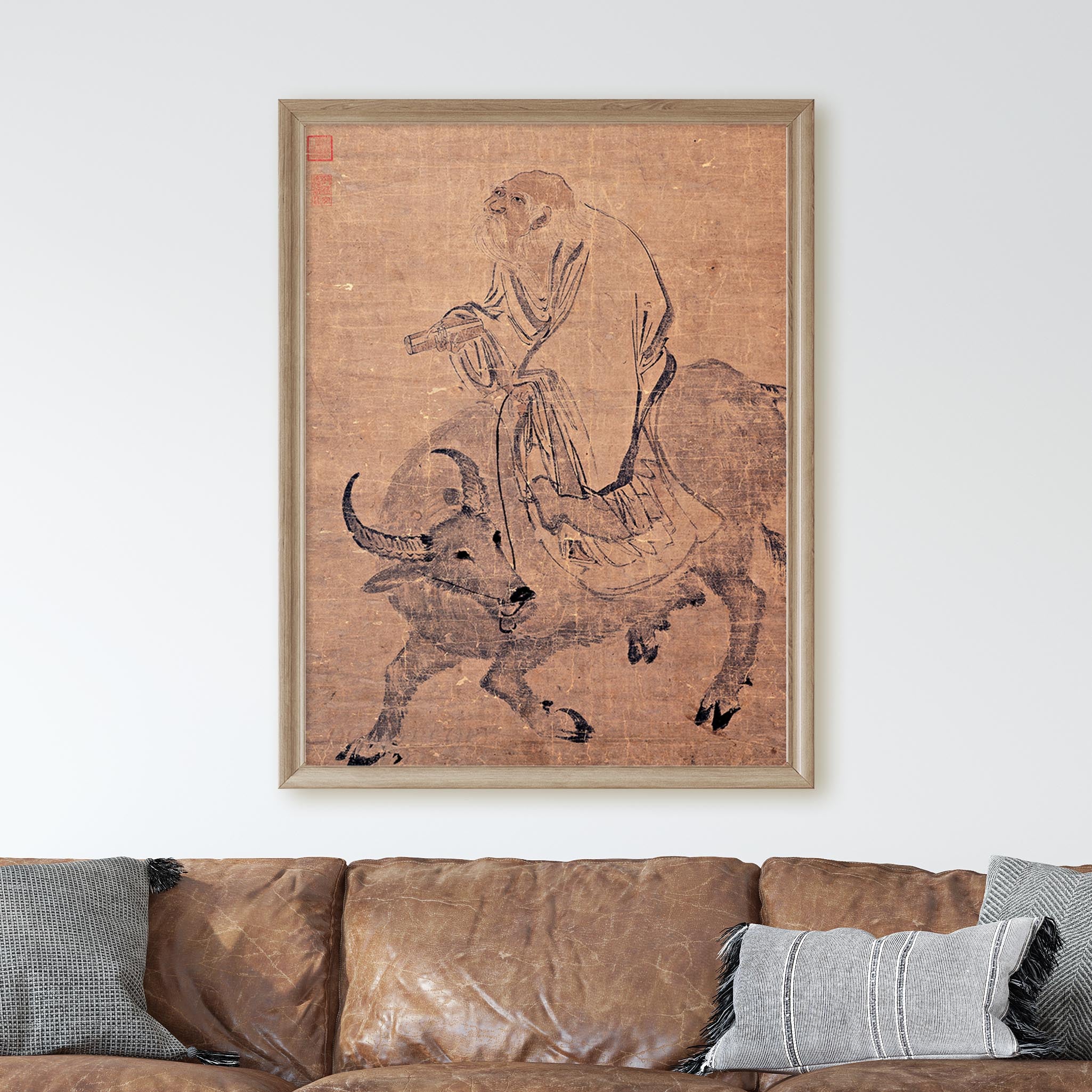 Zhang Lu-Laozi Riding an Ox - Image 2